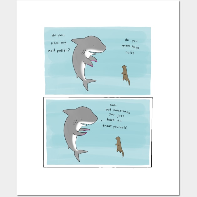 Treat Yoself Wall Art by Liz Climo